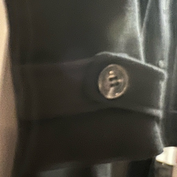 BNWT XL Black Gallery Belted Winter Coat Button Up Detachable Hood - Picture 6 of 8